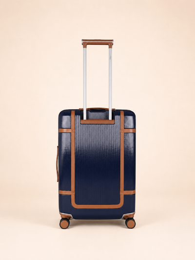 Highbury Elegance Navy TSA Hard-Shell 4-Wheel Spinner Luggage – 10 Year Warranty