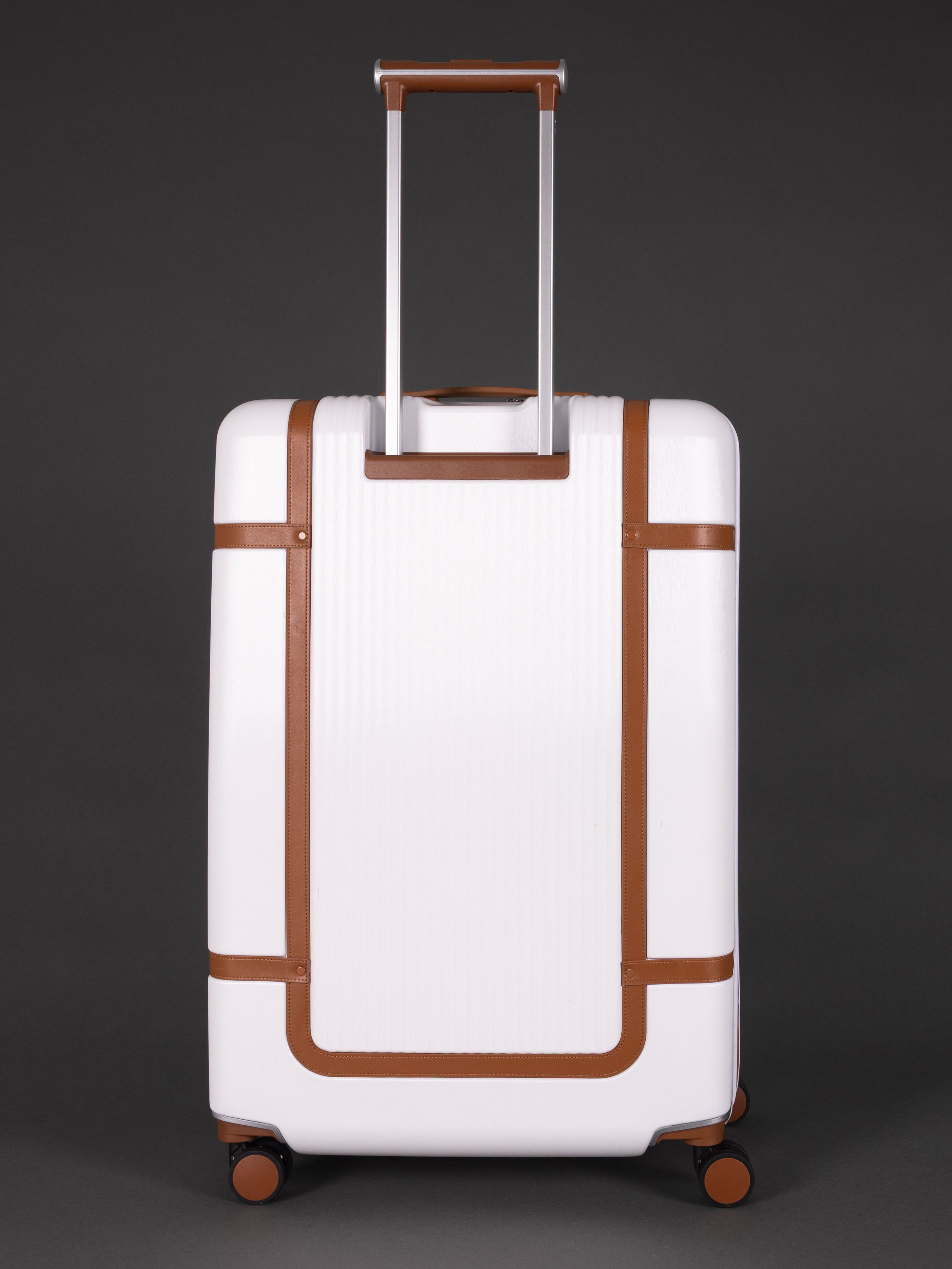 Highbury Elegance White TSA Hard-Shell 4-Wheel Spinner Luggage – 10 Year Warranty