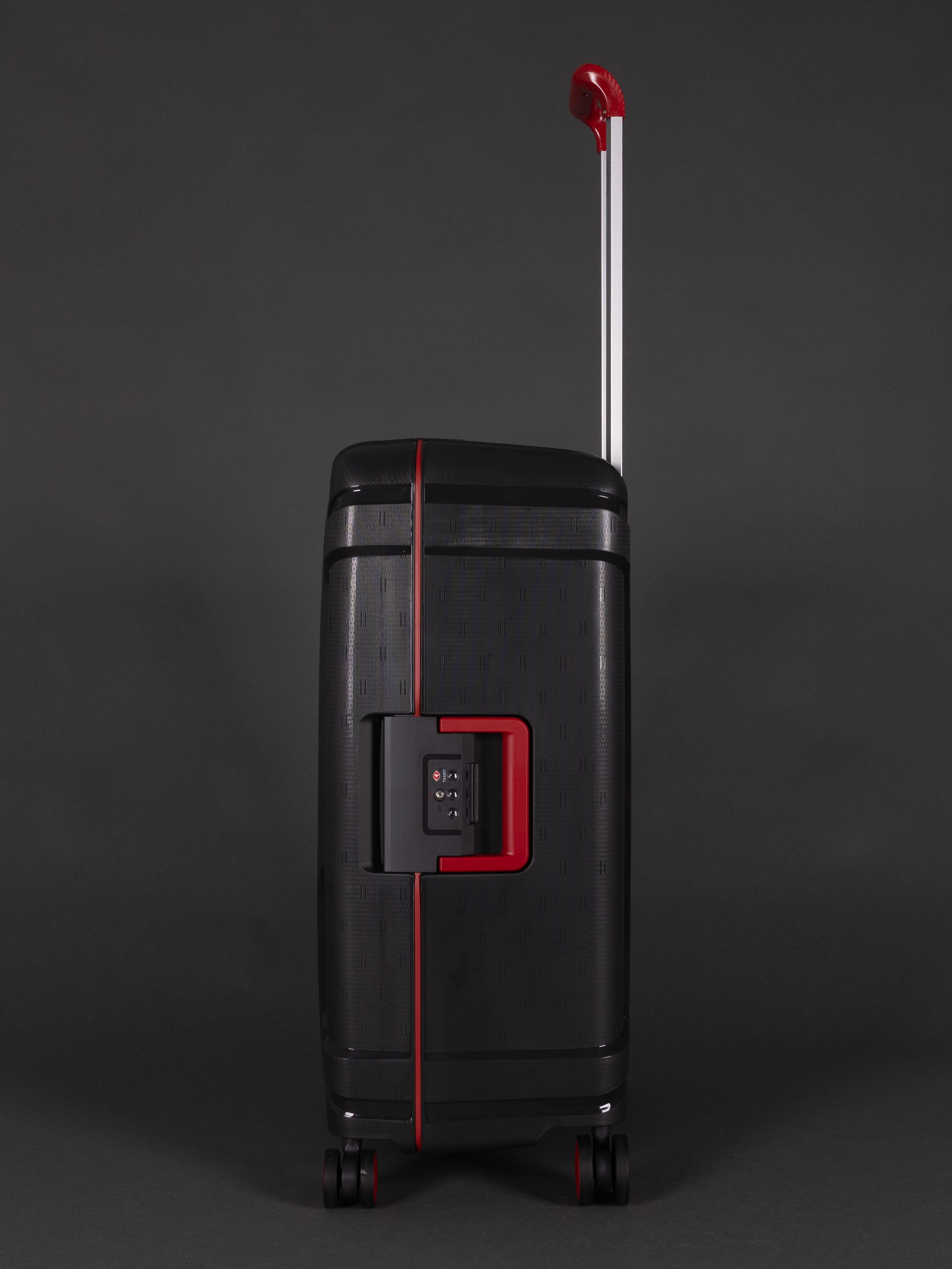 Highbury Guard Dark Grey Luggage – Hard Shell TSA Suitcases with 8