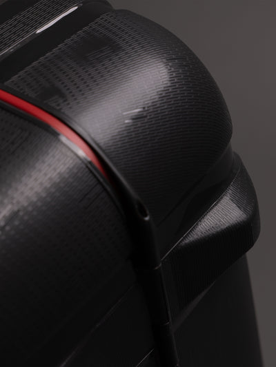 Highbury Guard Dark Grey Hard Shell Luggage – TSA Lock Suitcase with 8 Spinner Wheels (3 Piece Set or Individual Sizes, 10-Year Warranty)