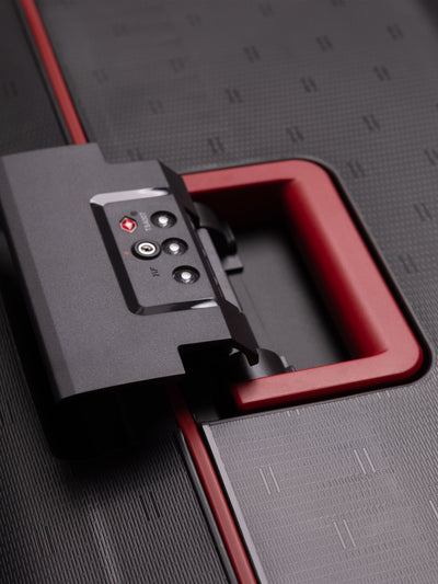 Highbury Guard Dark Grey Hard Shell Luggage – TSA Lock Suitcase with 8 Spinner Wheels (3 Piece Set or Individual Sizes, 10-Year Warranty)