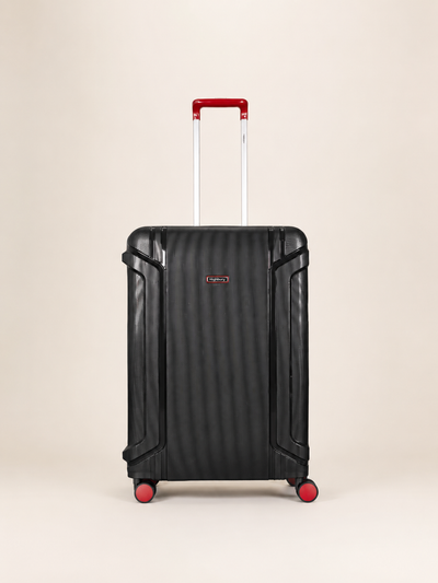Highbury Guard Dark Grey Hard Shell Luggage – TSA Lock Suitcase with 8 Spinner Wheels (3 Piece Set or Individual Sizes, 10-Year Warranty)
