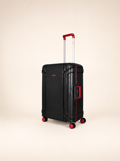 Highbury Guard Dark Grey Hard Shell Luggage – TSA Lock Suitcase with 8 Spinner Wheels (3 Piece Set or Individual Sizes, 10-Year Warranty)