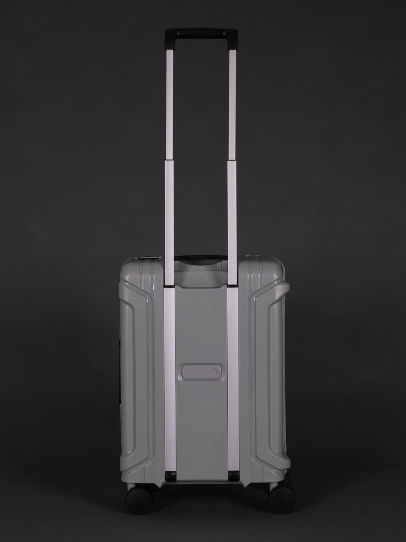 Highbury Guard Silver Hard Shell Luggage – TSA Lock Suitcase with 8 Spinner Wheels (3 Piece Set or Individual Sizes, 10-Year Warranty)