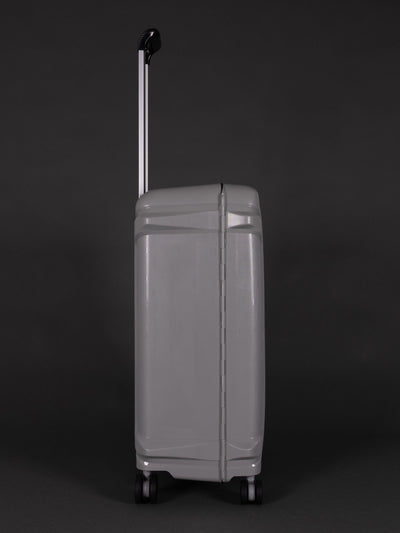 Highbury Guard Silver Hard Shell Luggage – TSA Lock Suitcase with 8 Spinner Wheels (3 Piece Set or Individual Sizes, 10-Year Warranty)