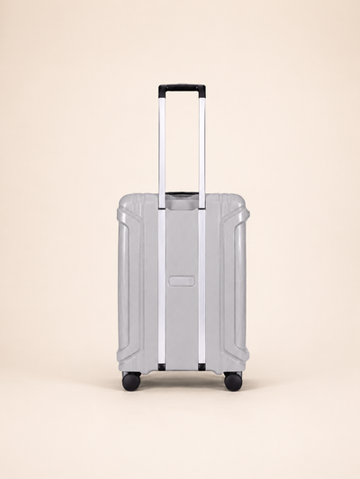 Highbury Guard Silver Hard Shell Luggage – TSA Lock Suitcase with 8 Spinner Wheels (3 Piece Set or Individual Sizes, 10-Year Warranty)