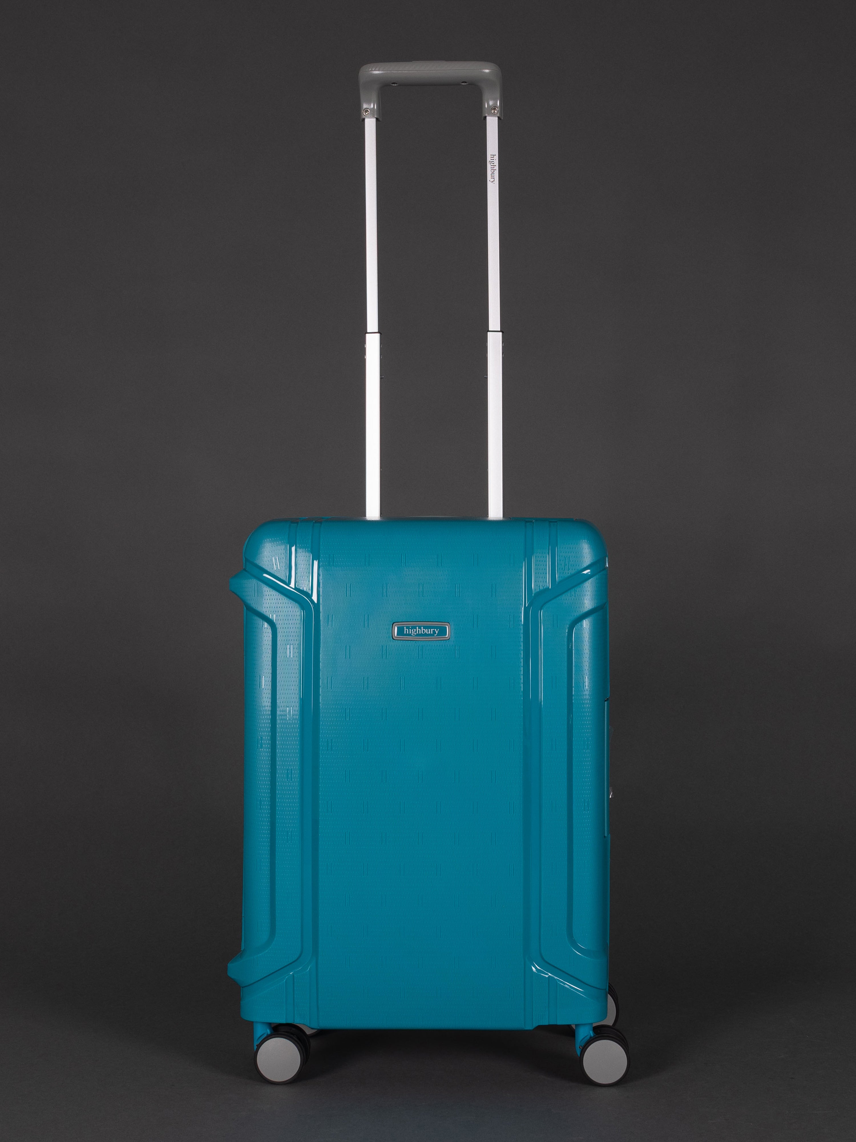 Highbury Guard Teal Hard Shell Luggage – TSA Lock Suitcase with 8 Spinner Wheels (3 Piece Set or Individual Sizes, 10-Year Warranty)