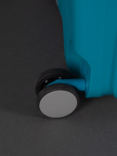 Highbury Guard Teal Hard Shell Luggage – TSA Lock Suitcase with 8 Spinner Wheels (3 Piece Set or Individual Sizes, 10-Year Warranty)