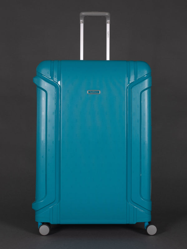 Highbury Guard Teal Hard Shell Luggage – TSA Lock Suitcase with 8 Spinner Wheels (3 Piece Set or Individual Sizes, 10-Year Warranty)