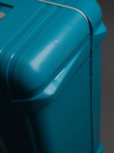 Highbury Guard Teal Hard Shell Luggage – TSA Lock Suitcase with 8 Spinner Wheels (3 Piece Set or Individual Sizes, 10-Year Warranty)