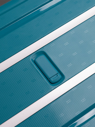 Highbury Guard Teal Hard Shell Luggage – TSA Lock Suitcase with 8 Spinner Wheels (3 Piece Set or Individual Sizes, 10-Year Warranty)