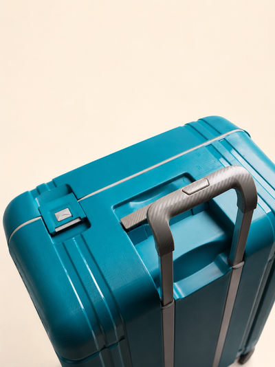 Highbury Guard Teal Hard Shell Luggage – TSA Lock Suitcase with 8 Spinner Wheels (3 Piece Set or Individual Sizes, 10-Year Warranty)