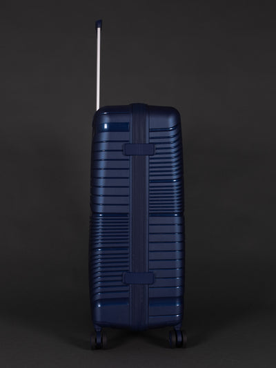 Highbury Helios Ultra-Light Blue Polypropylene Luggage Set – Hard Shell Spinner Suitcases with TSA Lock (20", 24", 28", 10-Year Warranty)