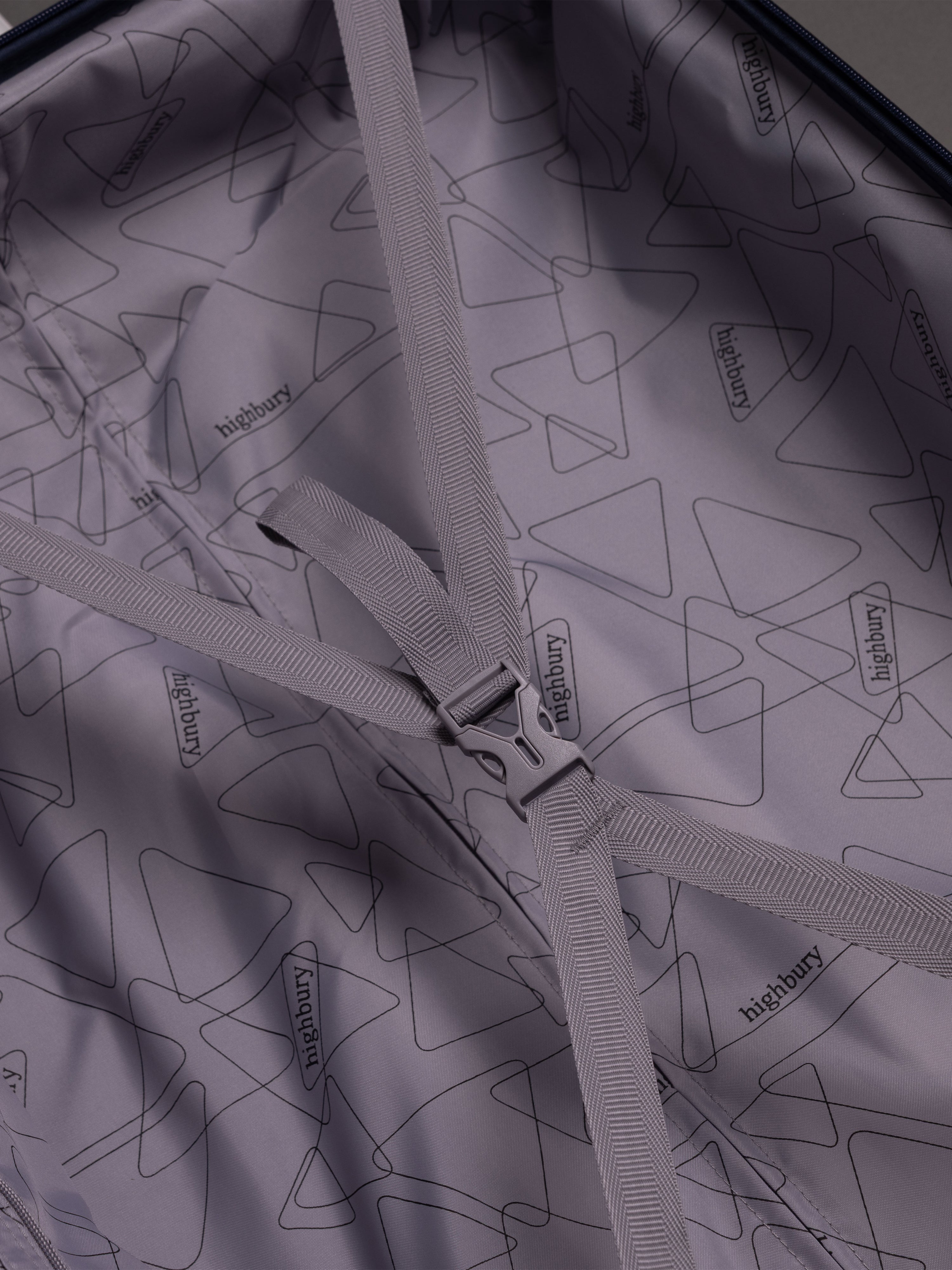 Highbury Helios Ultra-Light Blue Polypropylene Luggage Set – Hard Shell Spinner Suitcases with TSA Lock (20", 24", 28", 10-Year Warranty)