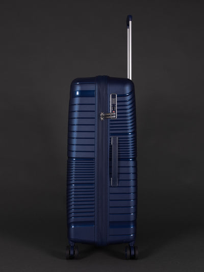 Highbury Helios Ultra-Light Blue Polypropylene Luggage Set – Hard Shell Spinner Suitcases with TSA Lock (20", 24", 28", 10-Year Warranty)