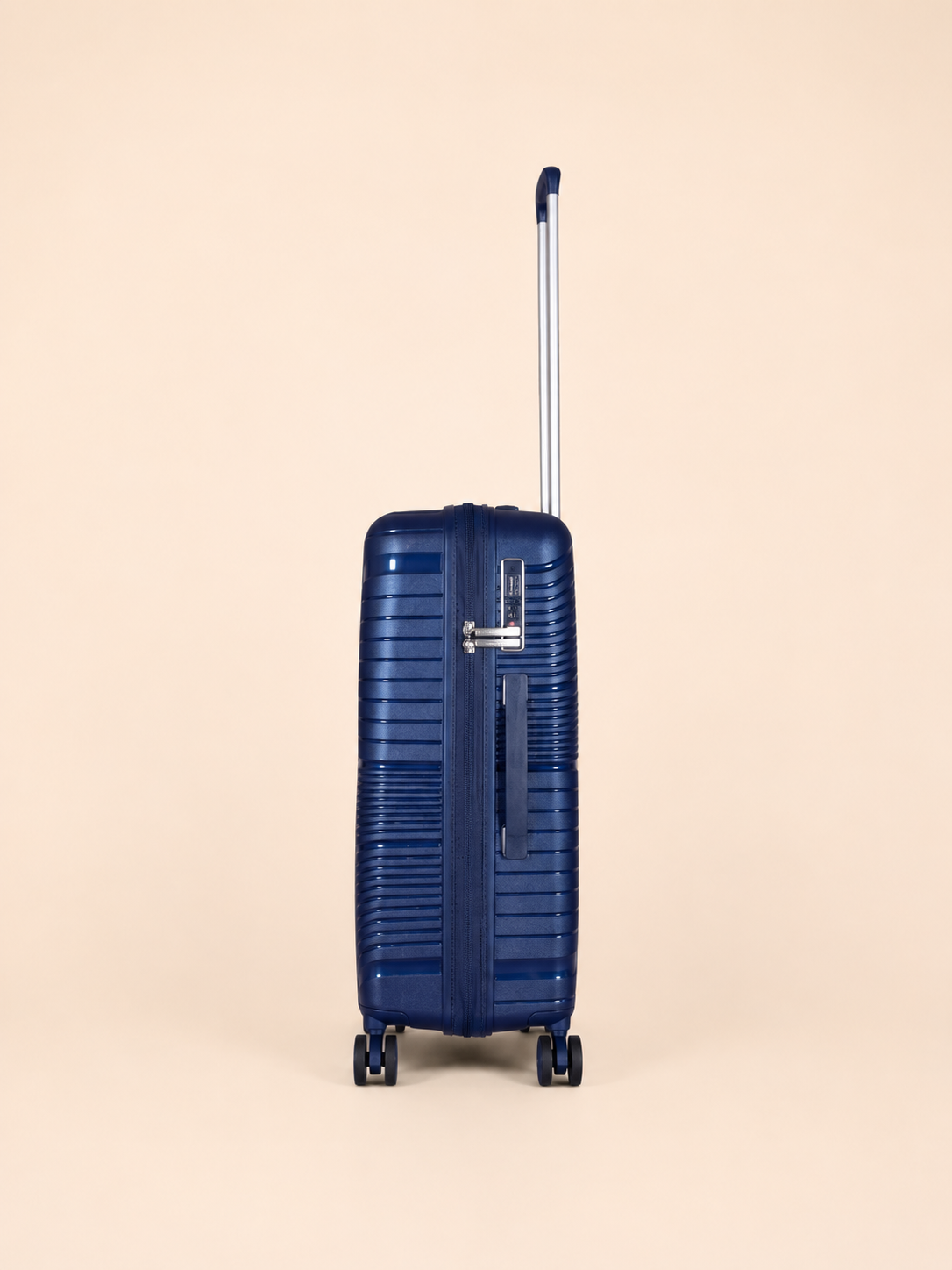 Highbury Helios Ultra-Light Blue Polypropylene Luggage Set – Hard Shell Spinner Suitcases with TSA Lock (20", 24", 28", 10-Year Warranty)