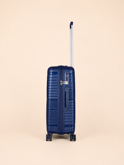 Highbury Helios Ultra-Light Blue Polypropylene Luggage Set – Hard Shell Spinner Suitcases with TSA Lock (20", 24", 28", 10-Year Warranty)