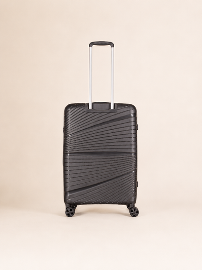 Highbury Helios Ultra-Light Dark Grey Polypropylene Luggage Set – Hard Shell Spinner Suitcases with TSA Lock (20", 24", 28", 10-Year Warranty)