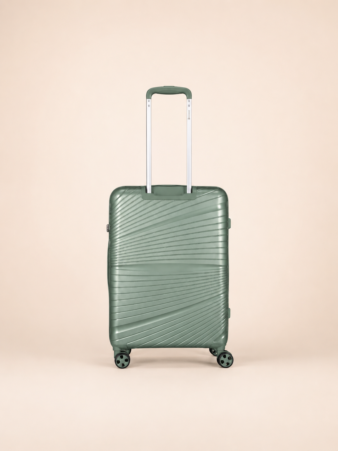 Highbury Helios Ultra-Light Green Polypropylene Luggage Set – Hard Shell Spinner Suitcases with TSA Lock (20", 24", 28", 10-Year Warranty)