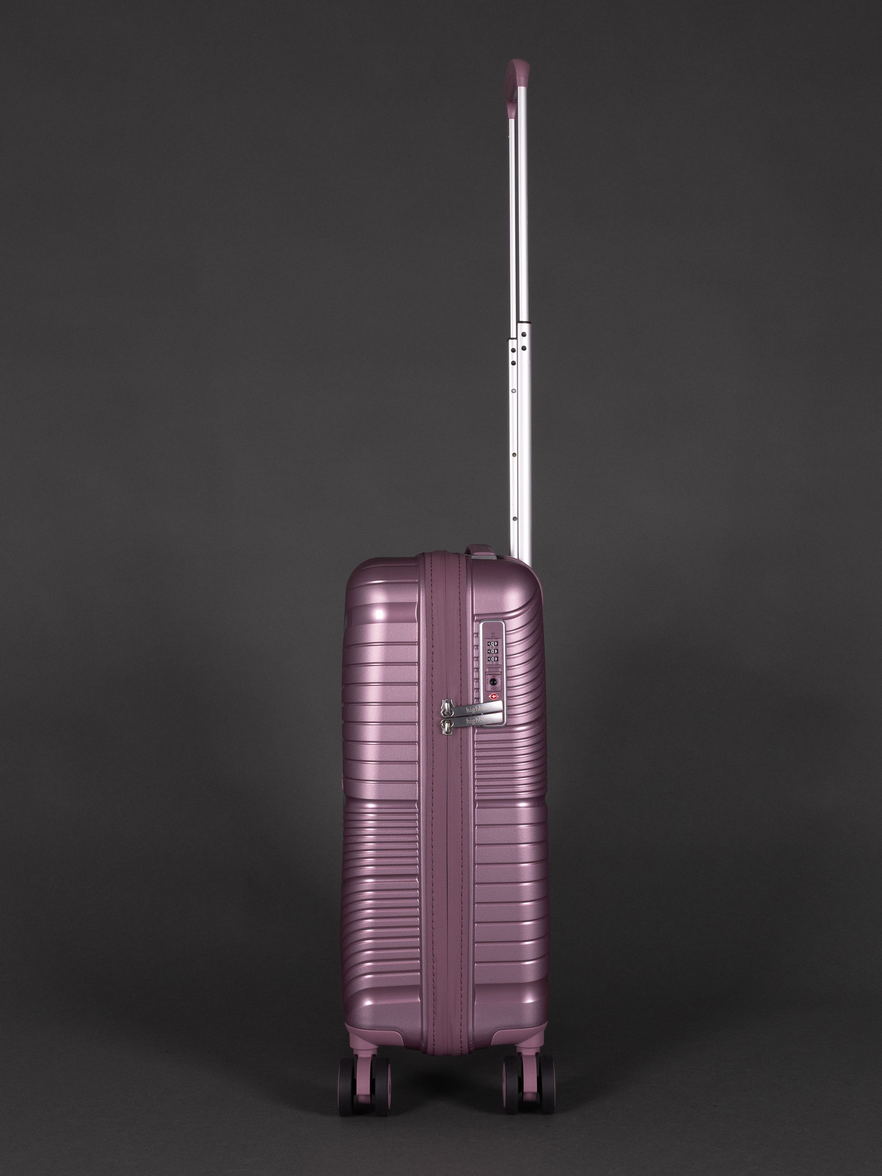 Highbury Helios Ultra-Light Orchard Purple Polypropylene Luggage Set – Hard Shell Spinner Suitcases with TSA Lock (20", 24", 28", 10-Year Warranty)