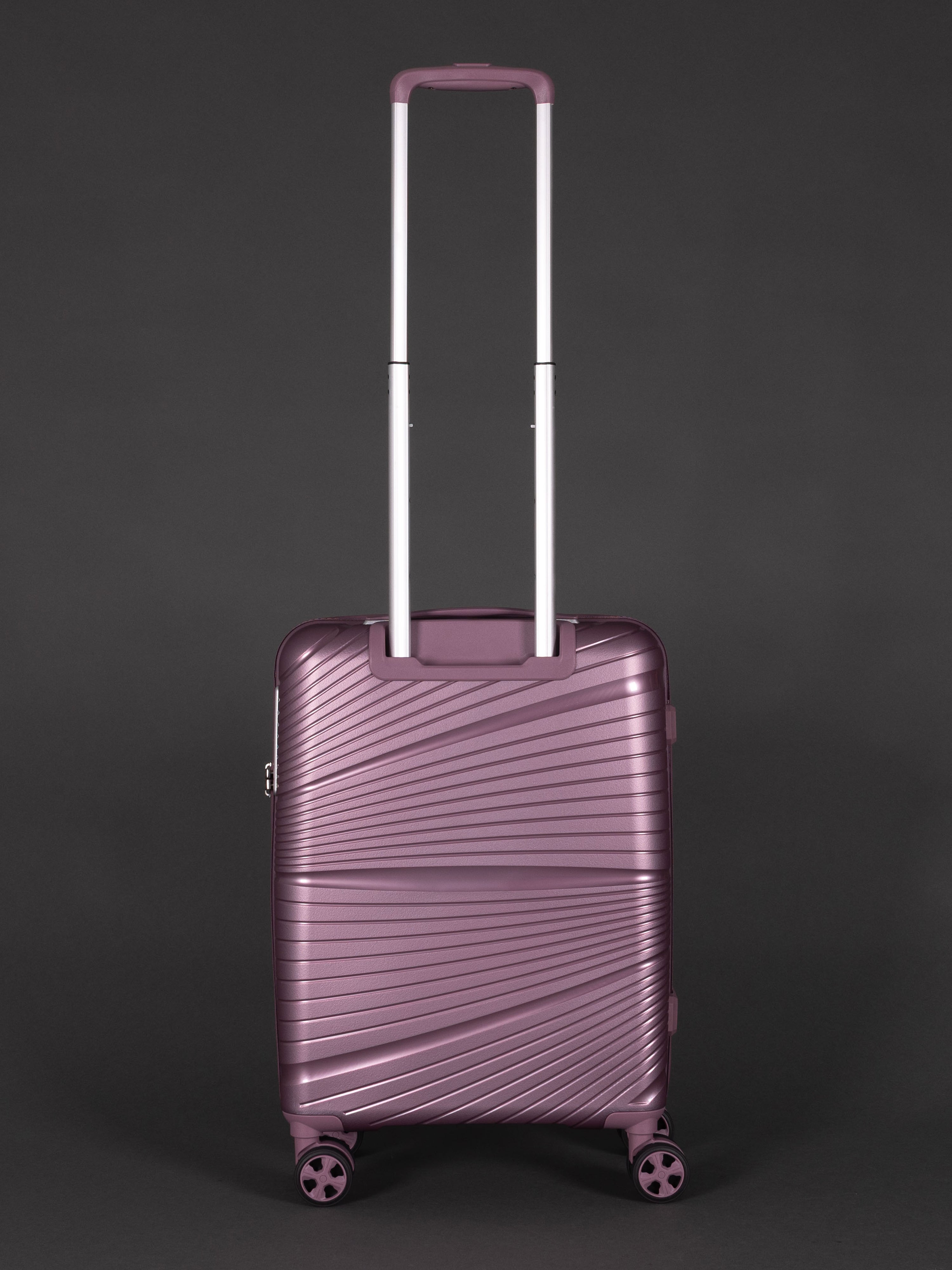 Highbury Helios Ultra-Light Orchard Purple Polypropylene Luggage Set – Hard Shell Spinner Suitcases with TSA Lock (20", 24", 28", 10-Year Warranty)