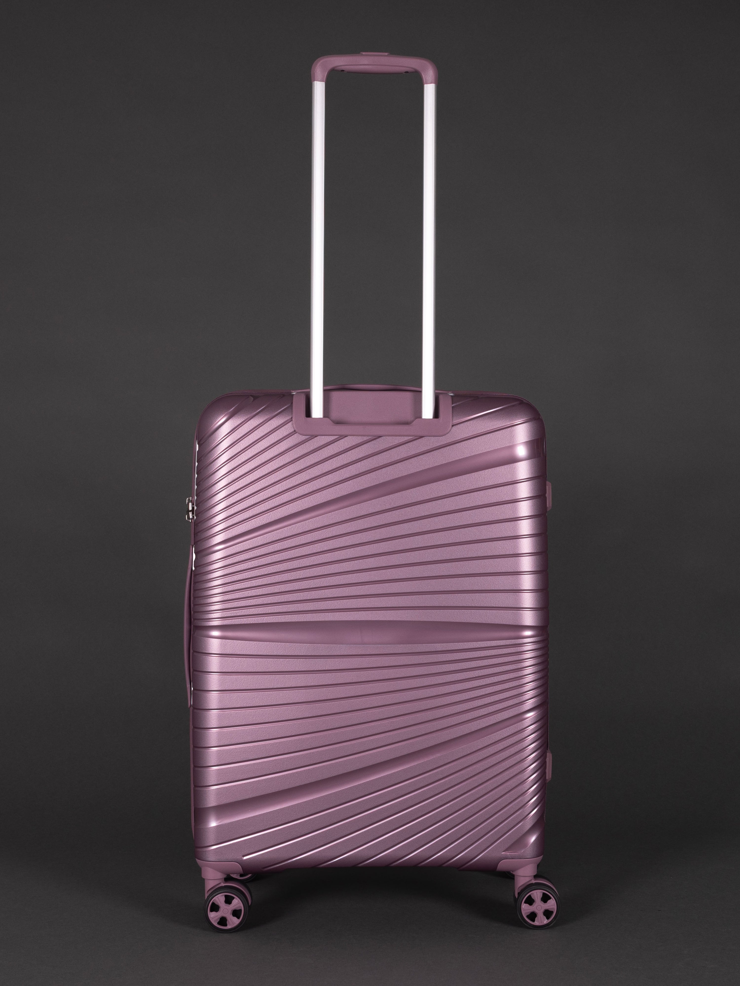 Highbury Helios Ultra-Light Orchard Purple Polypropylene Luggage Set – Hard Shell Spinner Suitcases with TSA Lock (20", 24", 28", 10-Year Warranty)