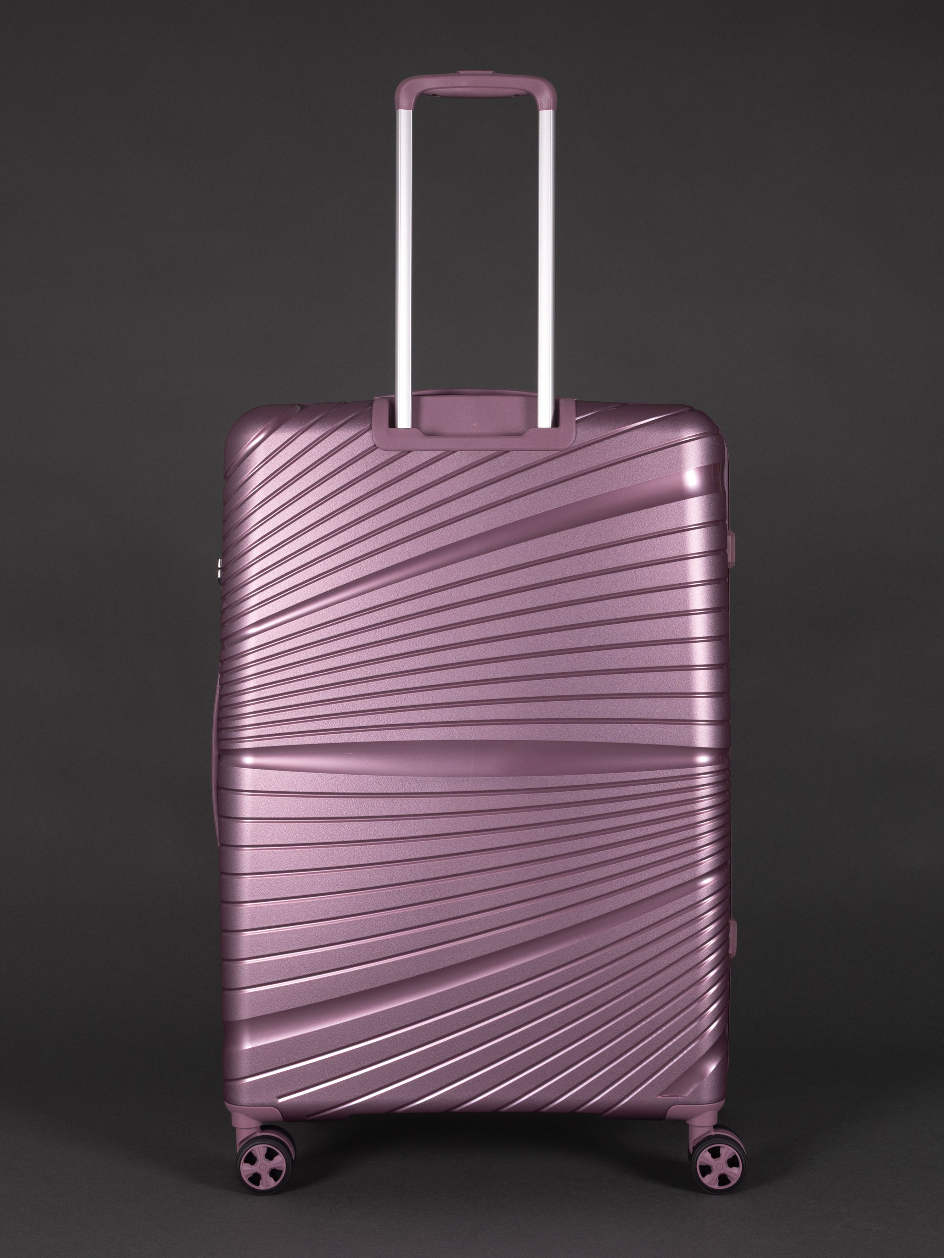 Highbury Helios Ultra-Light Orchard Purple Polypropylene Luggage Set – Hard Shell Spinner Suitcases with TSA Lock (20", 24", 28", 10-Year Warranty)