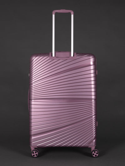 Highbury Helios Ultra-Light Orchard Purple Polypropylene Luggage Set – Hard Shell Spinner Suitcases with TSA Lock (20", 24", 28", 10-Year Warranty)