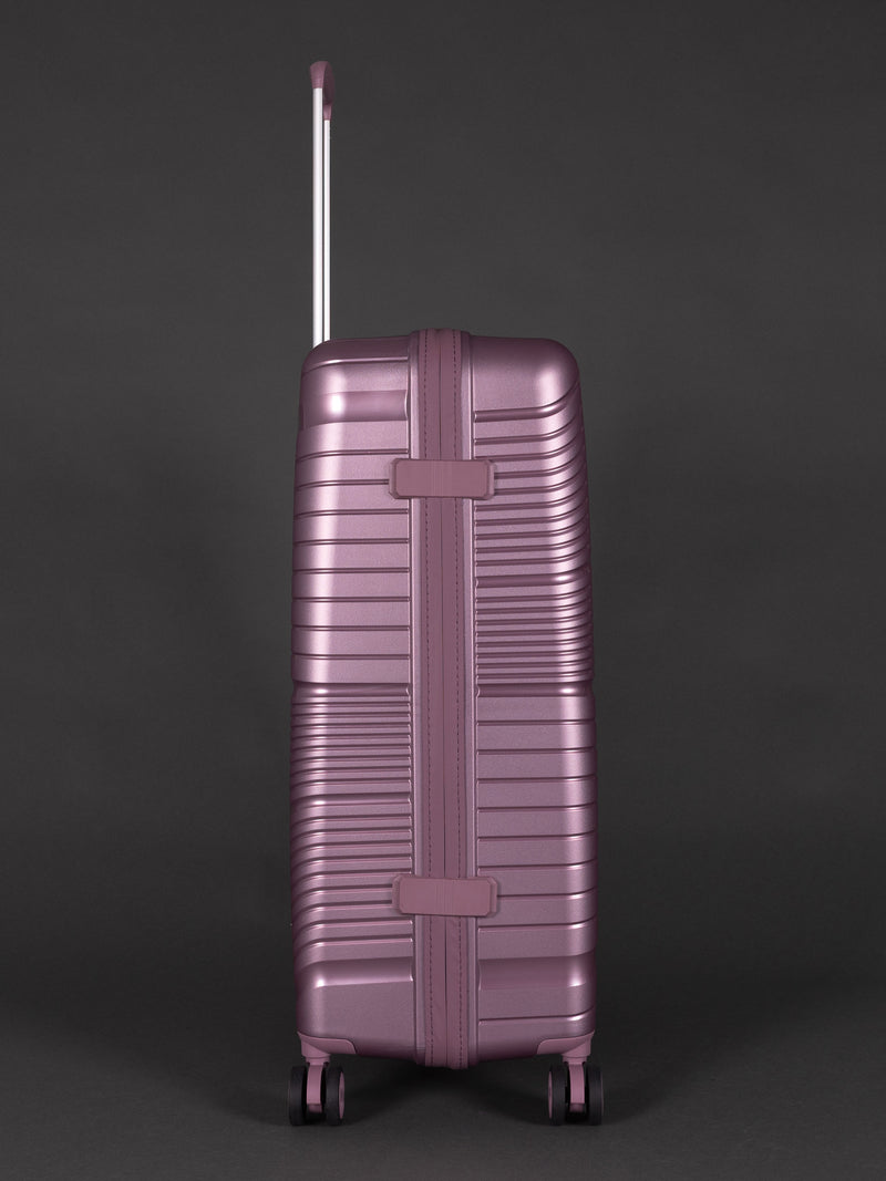Highbury Helios Ultra-Light Orchard Purple Polypropylene Luggage Set – Hard Shell Spinner Suitcases with TSA Lock (20", 24", 28", 10-Year Warranty)