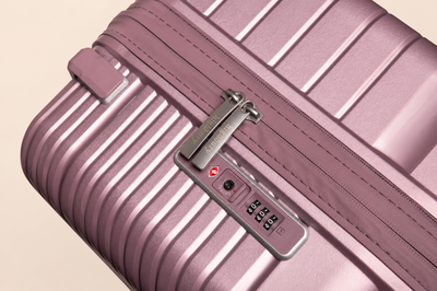 Highbury Helios Ultra-Light Orchard Purple Polypropylene Luggage Set – Hard Shell Spinner Suitcases with TSA Lock (20", 24", 28", 10-Year Warranty)