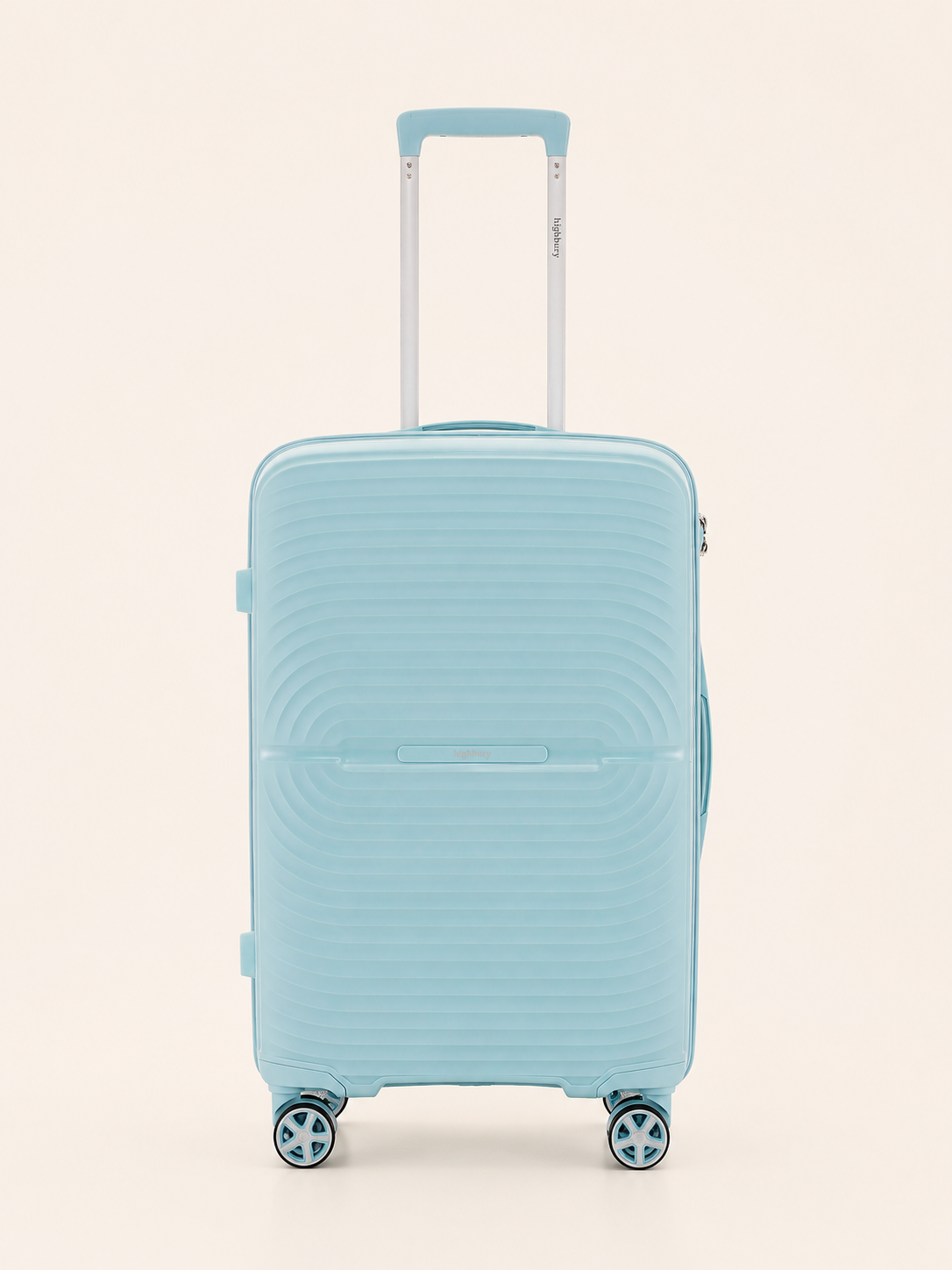 Highbury Venice Blue Hard Shell Luggage Set of 3 | Polypropylene Suitcases