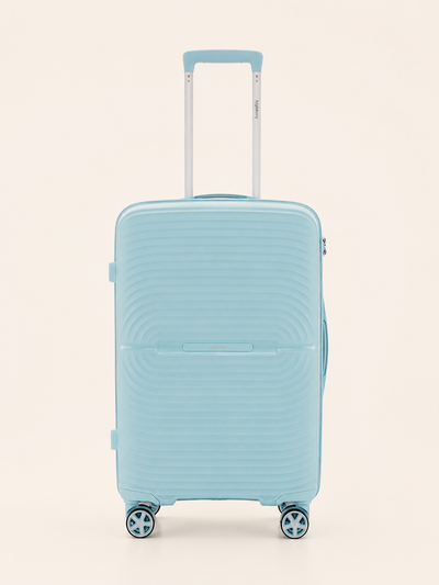Highbury Venice Blue Hard Shell Luggage Set of 3 | Polypropylene Suitcases