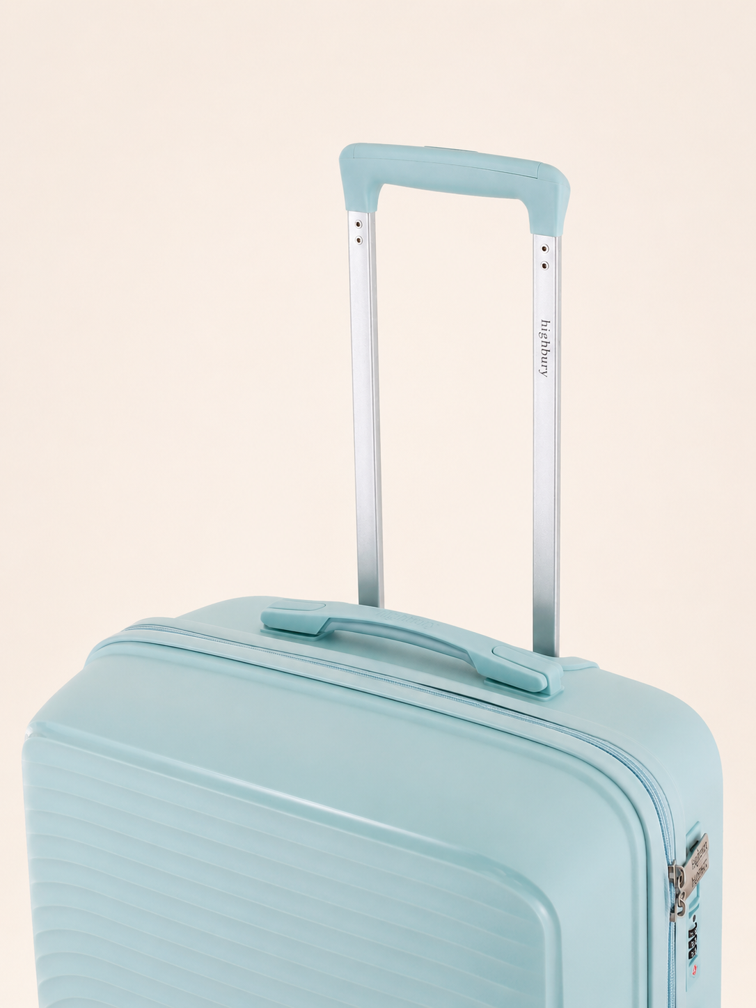 Highbury Venice Blue Hard Shell Luggage Set of 3 | Polypropylene Suitcases
