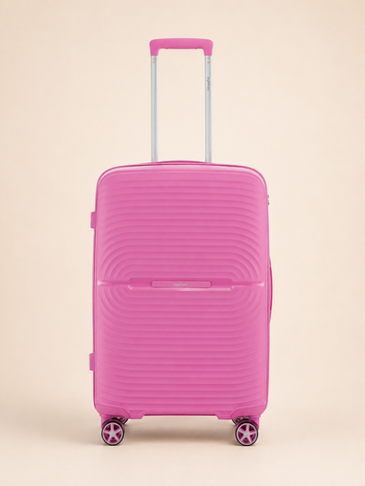 Highbury Venice Pink Hard Shell Luggage Set of 3 | TSA Lock PP Suitcases