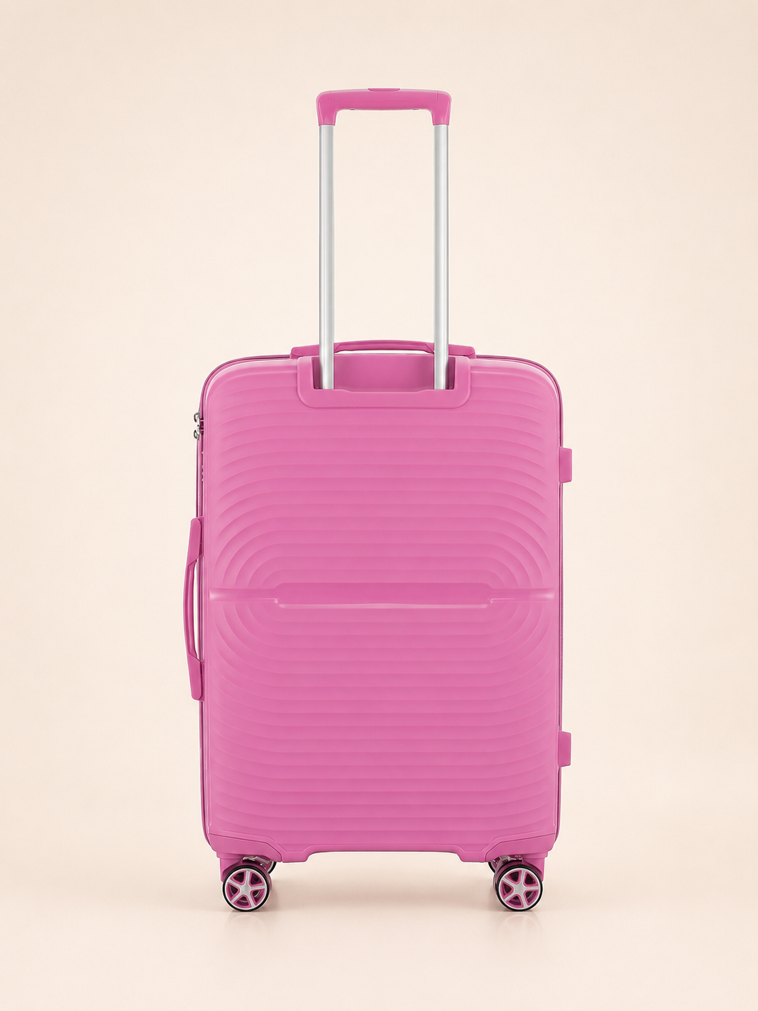 Highbury Venice Pink Hard Shell Luggage Set of 3 | TSA Lock PP Suitcases
