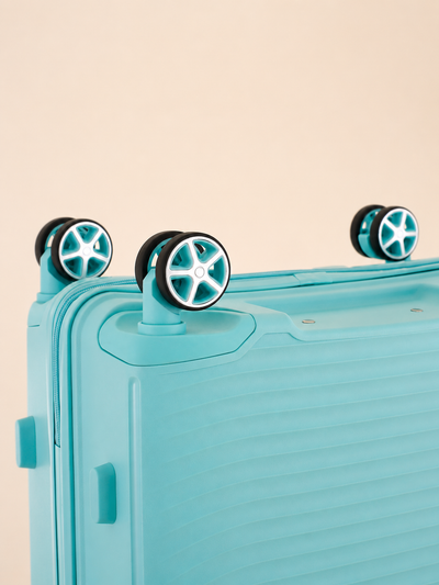 Highbury Venice Mint Hard Shell Luggage Set of 3 | Polypropylene Luggage