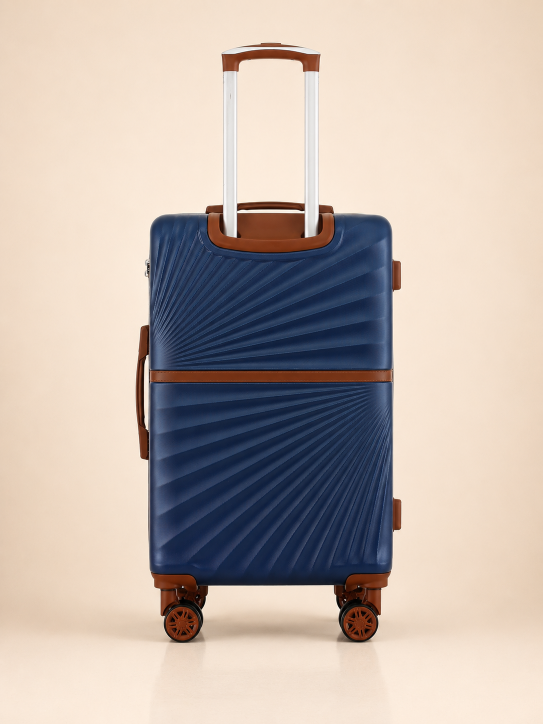 Highbury Sensu Navy Hard Shell Luggage Set of 3 | TSA Lock ABS Suitcases