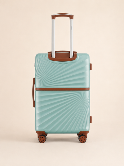 Highbury Sensu Sage Green Hard Shell Luggage Set of 3 | TSA Lock ABS Suitcases