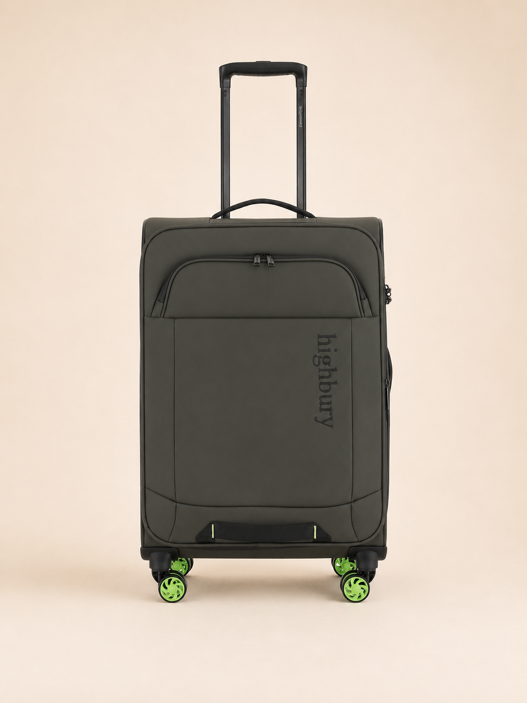 Highbury Olive Soft Shell Luggage Set of 3 | TSA Lock Spinner Suitcases