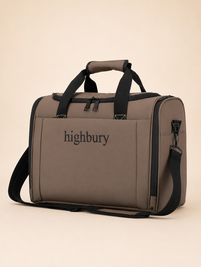 Highbury Embark Brown Underseat Travel Bag 40cm | Cabin Flight Bag