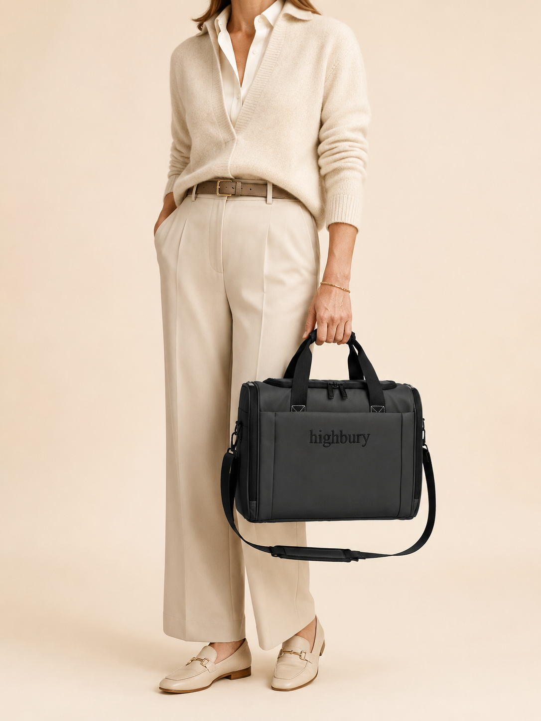 Highbury Embark Olive Underseat Travel Bag 40cm | Cabin Flight Bag
