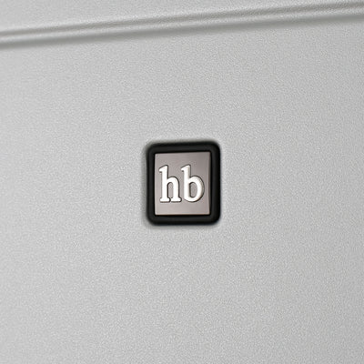 Highbury Cargo Silver Aluminium Frame Luggage Set of 3 | Zipless TSA Lock Suitcases
