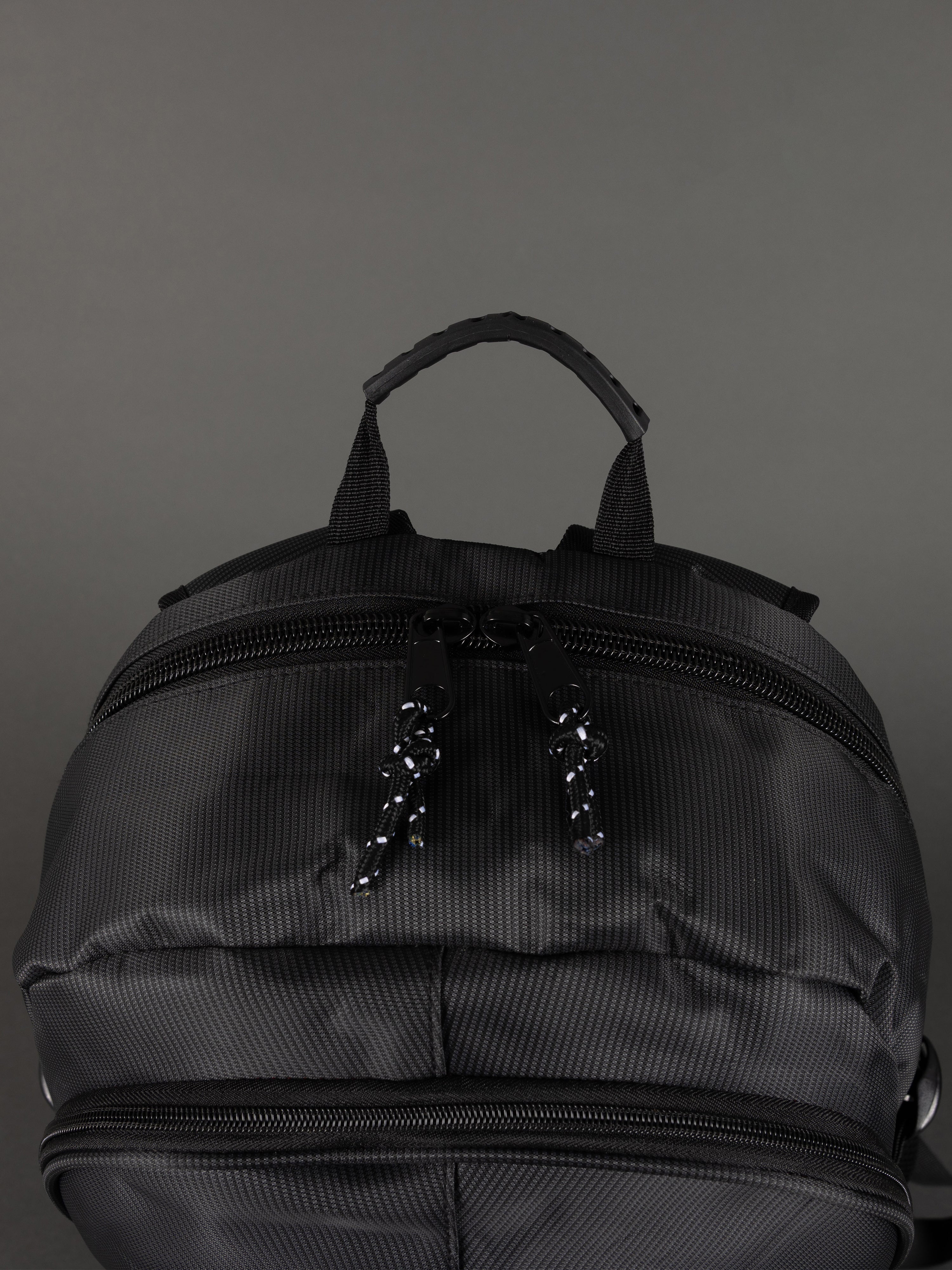 Highbury 18-Inch Black Laptop Backpack – Durable Polyester Work, School & Travel Bag with USB Charging Port