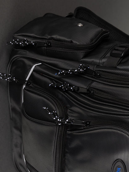 Highbury 18-Inch Black Laptop Backpack – Durable Polyester Work, School & Travel Bag with USB Charging Port