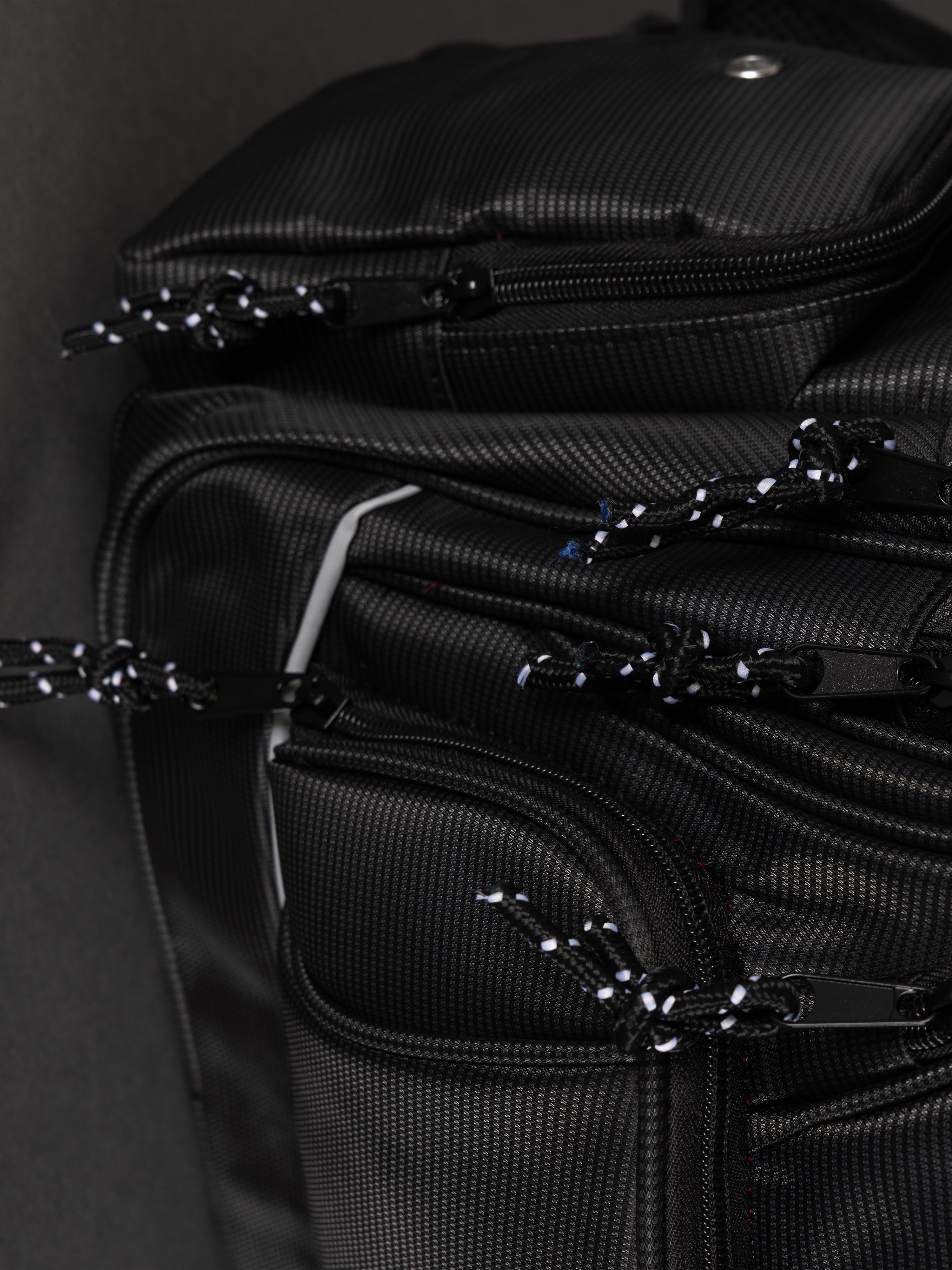 Highbury 18-Inch Black Laptop Backpack – Durable Polyester Work, School & Travel Bag with USB Charging Port