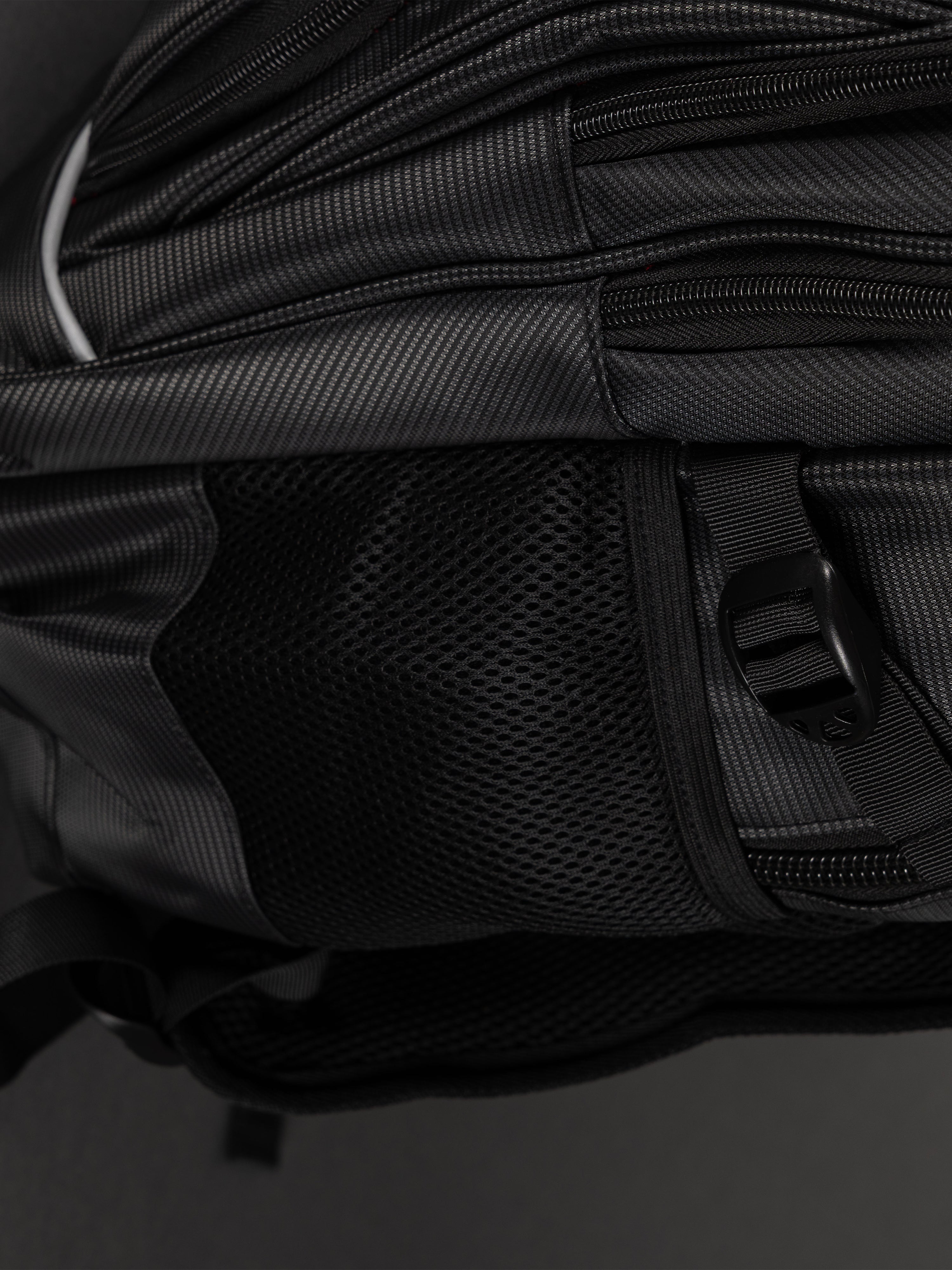 Highbury 18-Inch Black Laptop Backpack – Durable Polyester Work, School & Travel Bag with USB Charging Port