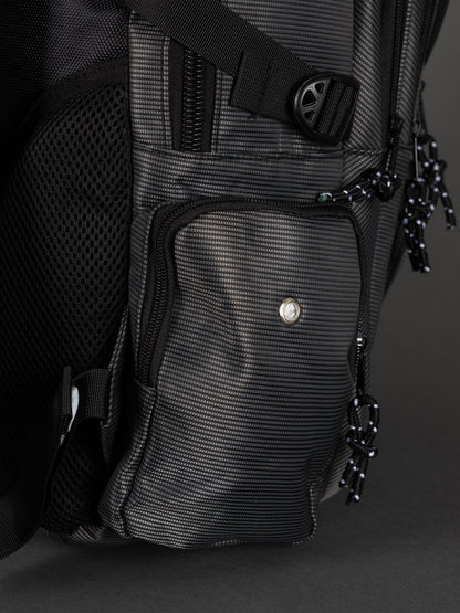 Highbury 18-Inch Grey Laptop Backpack – Durable Polyester Work, School & Travel Bag with USB Charging Port