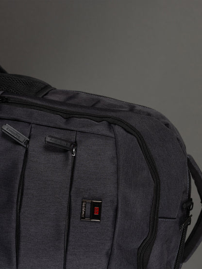 Highbury 18-Inch Grey Laptop Backpack – 1680D Polyester Work, School & Travel Bag with USB Charging Port