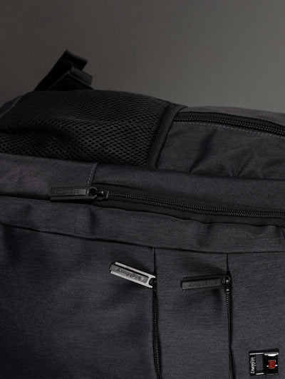 Highbury 18-Inch Grey Laptop Backpack – 1680D Polyester Work, School & Travel Bag with USB Charging Port