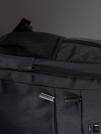 Highbury 18-Inch Grey Laptop Backpack – 1680D Polyester Work, School & Travel Bag with USB Charging Port